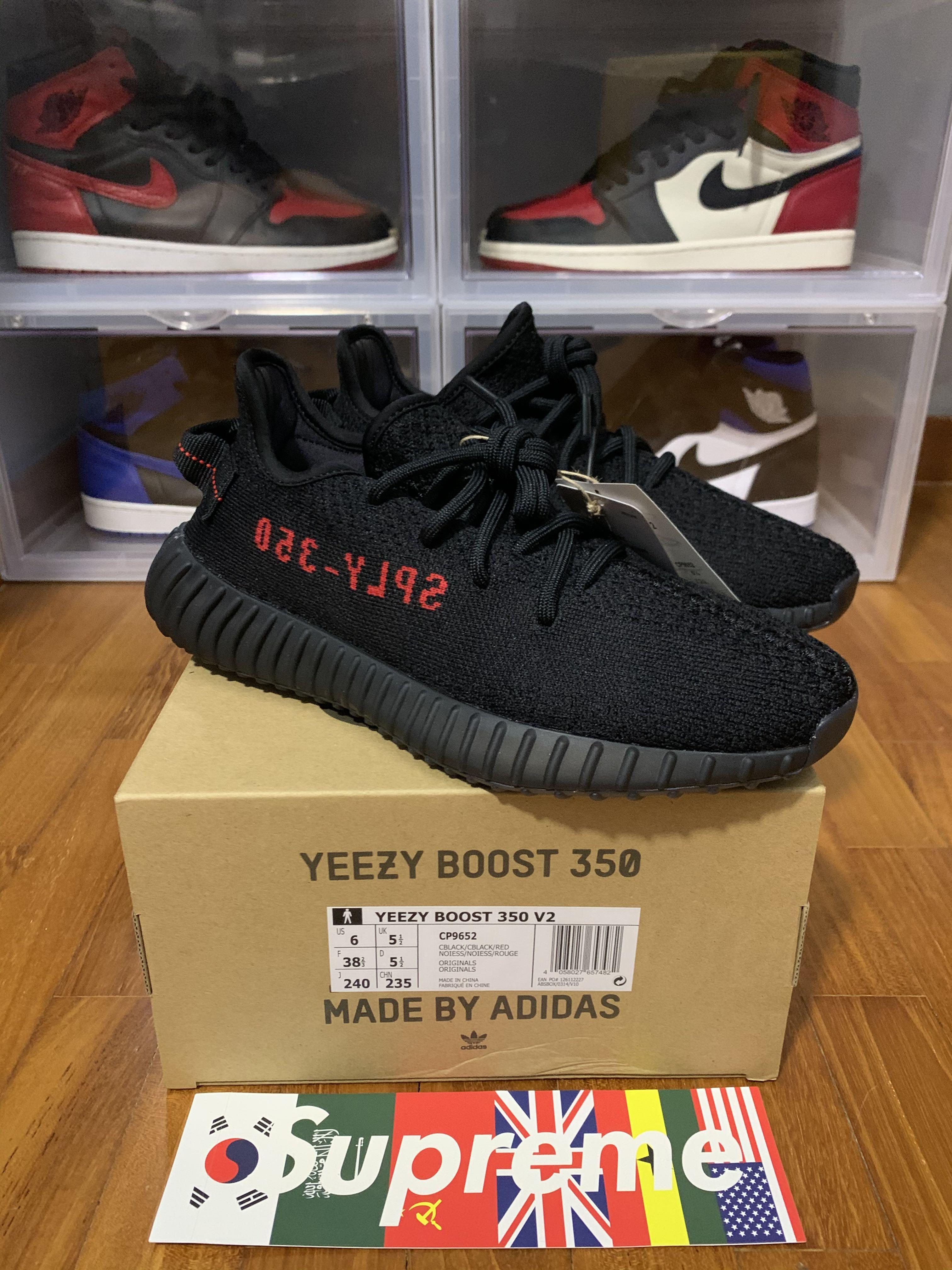 yeezy bred size 5.5