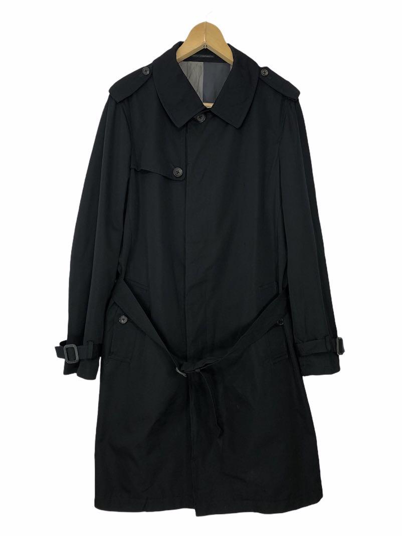 Yohji Yamamoto belted trench coat - Black