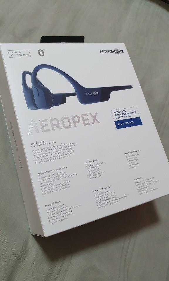 2 YR WARRANTY Aftershokz Aeropex Bone Headphones Good as new