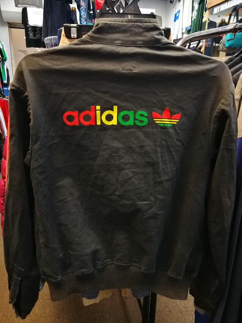 Adidas rasta jacket Men s Fashion Tops Sets Hoodies on Carousell