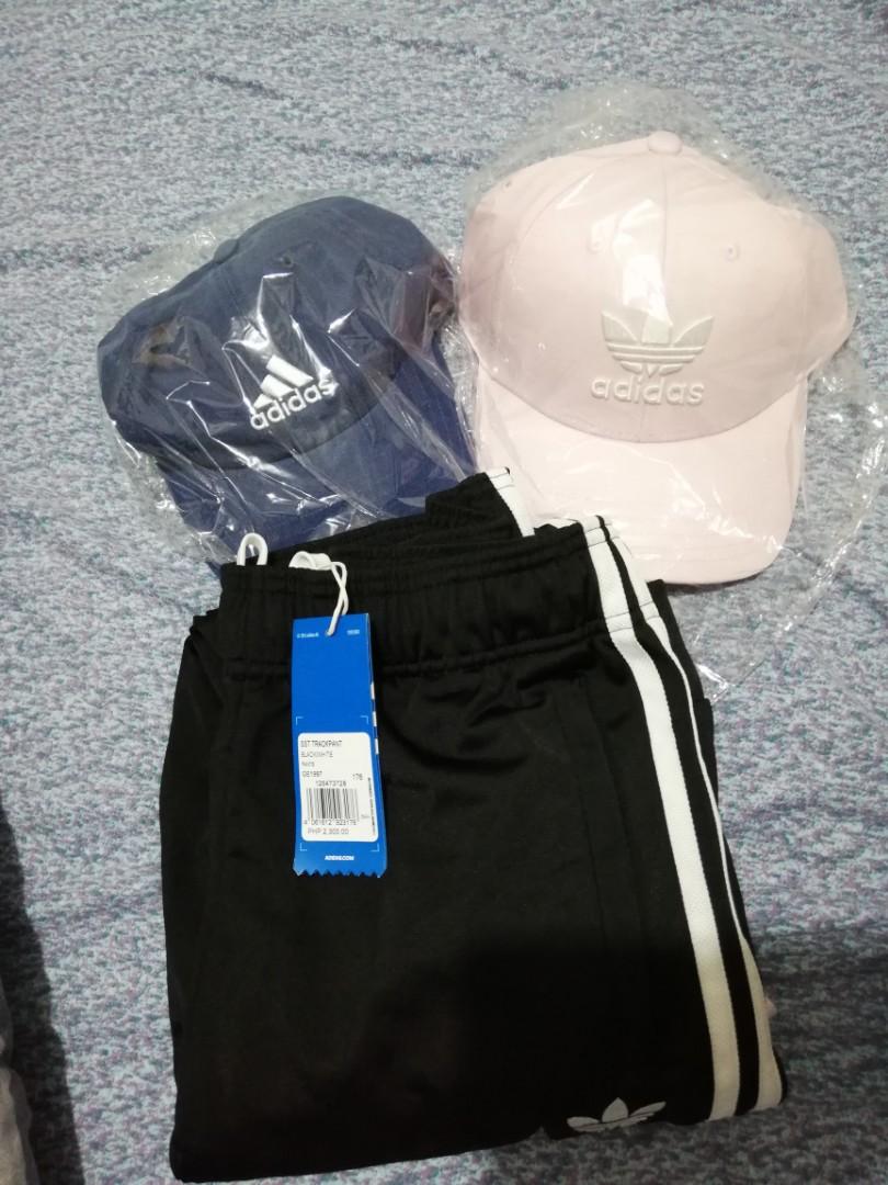 Adidas Track pants + Adidas Cap, Men's 