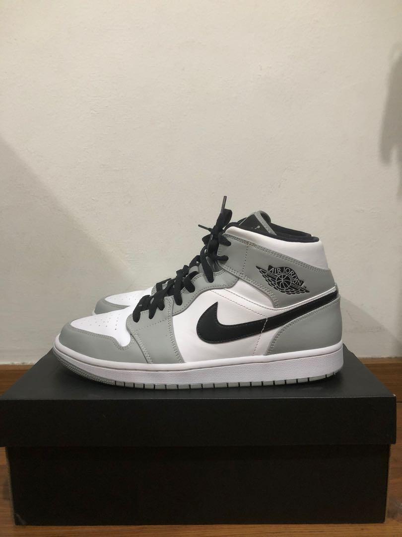jordan 1 mid light smoke grey dior