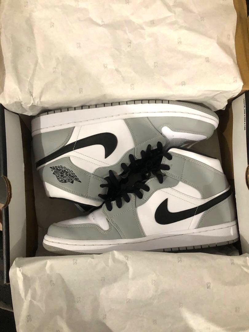 jordan 1 mid light smoke grey dior