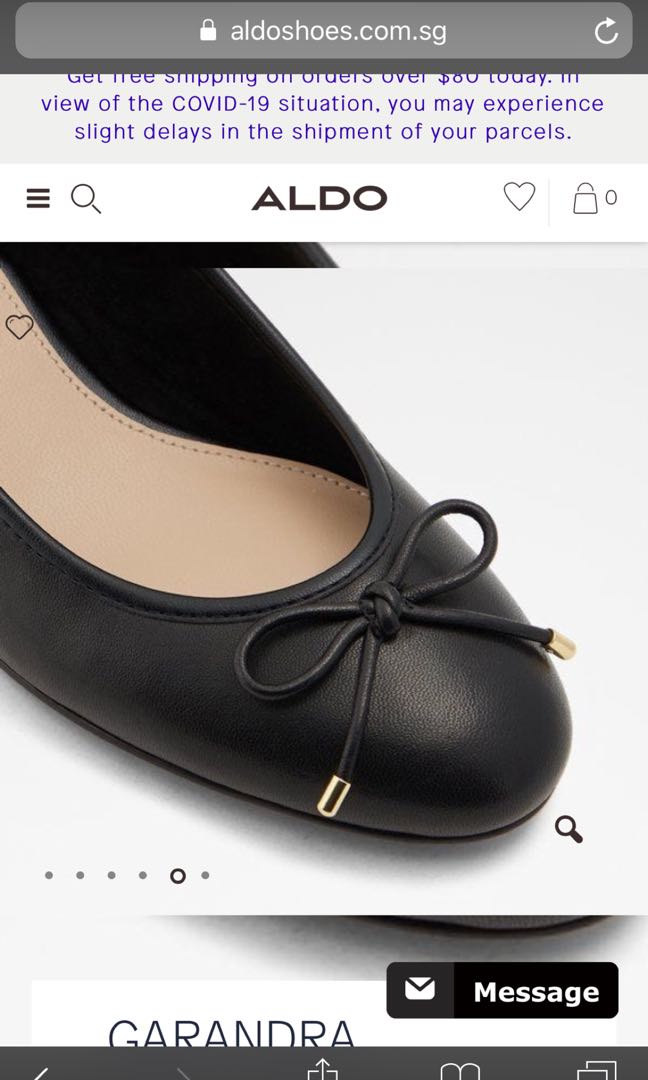 Aldo black block heels BNIP Size 8.5 39