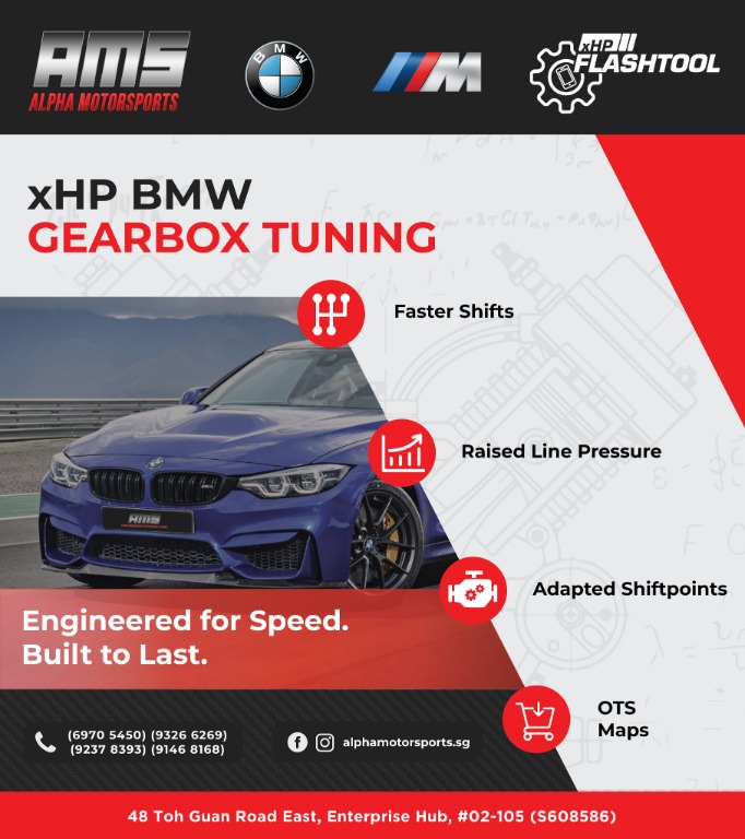 Alpha Motorsports & Performances - BMW xHP Transmission Tuning, Car  Accessories, Car Workshops & Services on Carousell