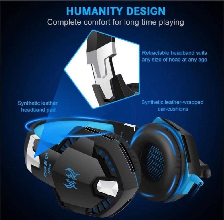 Arkartech Gaming Headphones With 3 5mm Led Jack With Microphone Electronics Audio On Carousell