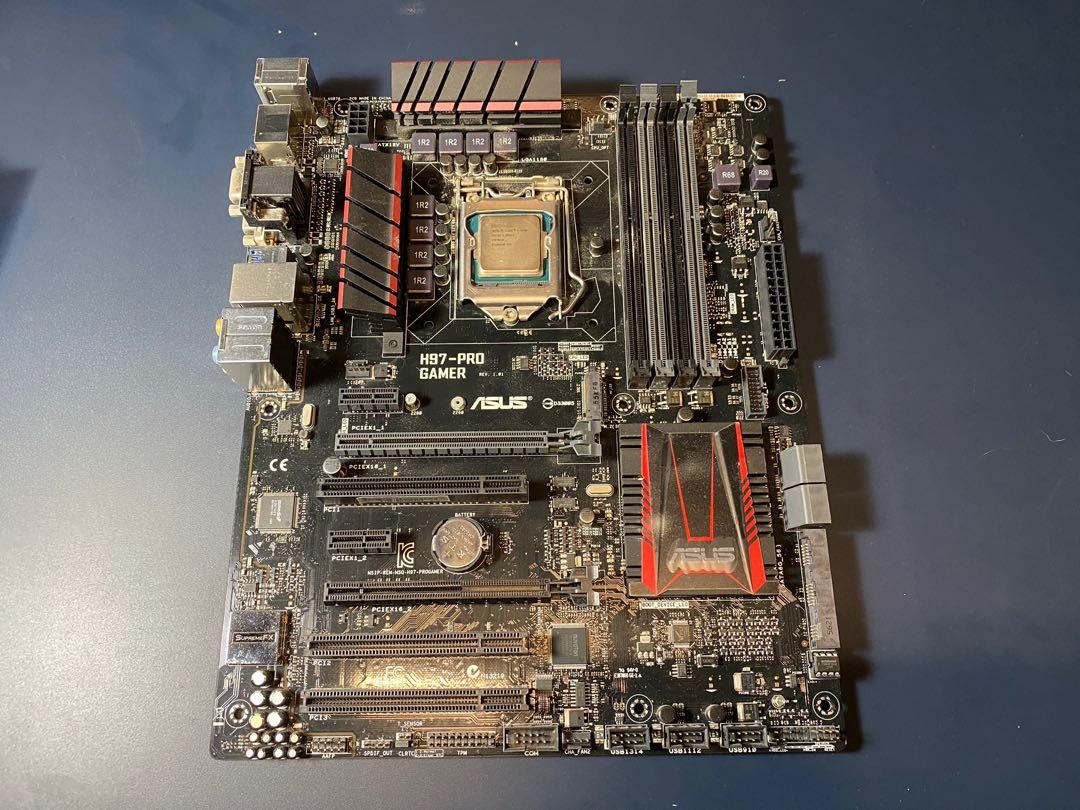 ASUS H97-PRO Mother board with i5-4690 CPU, Computers & Tech 