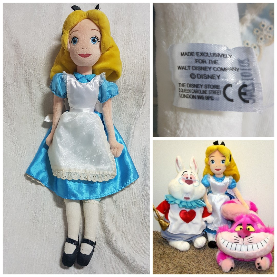 Alice plush outlet doll disney store