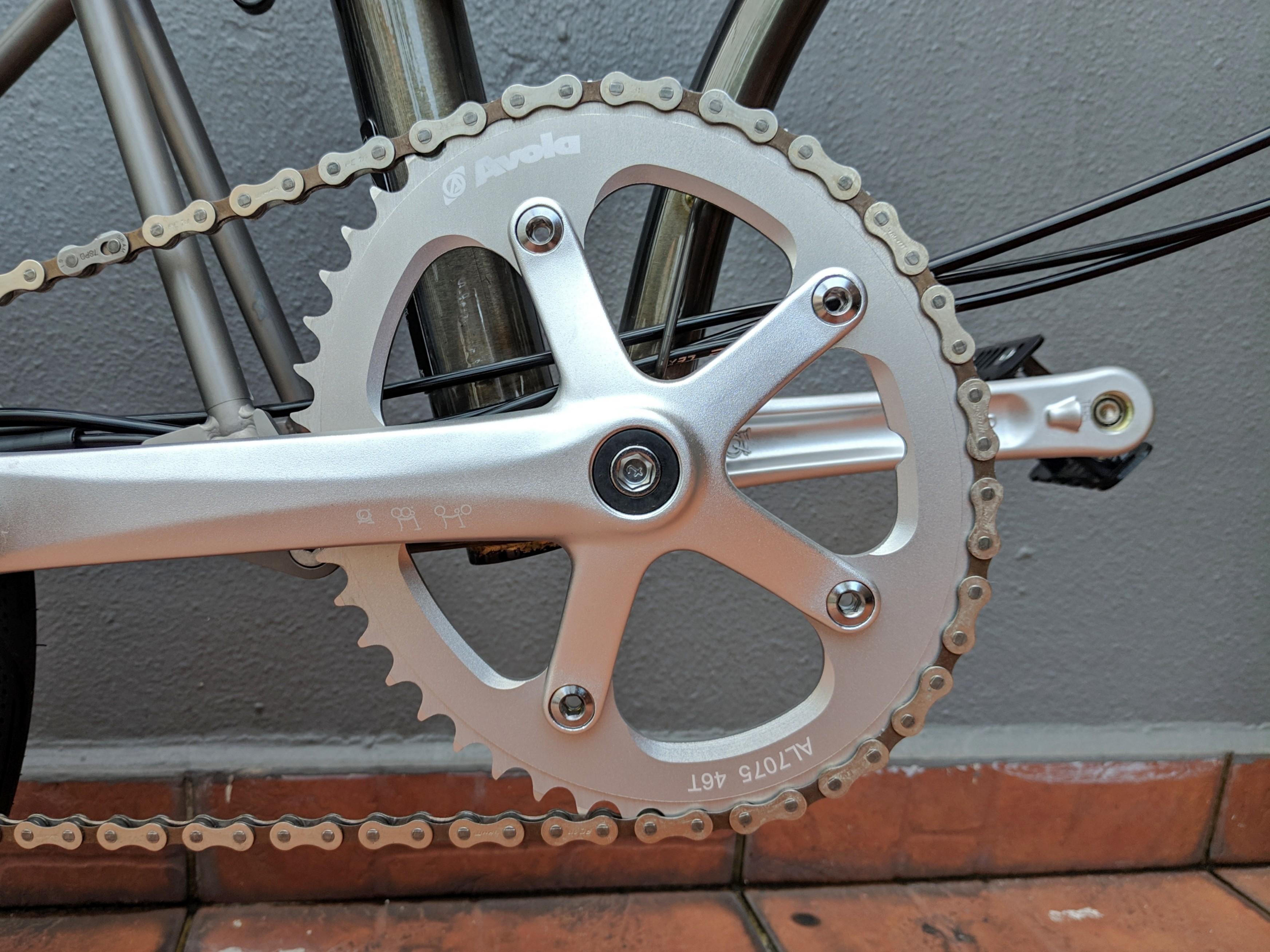 oval chainring brompton