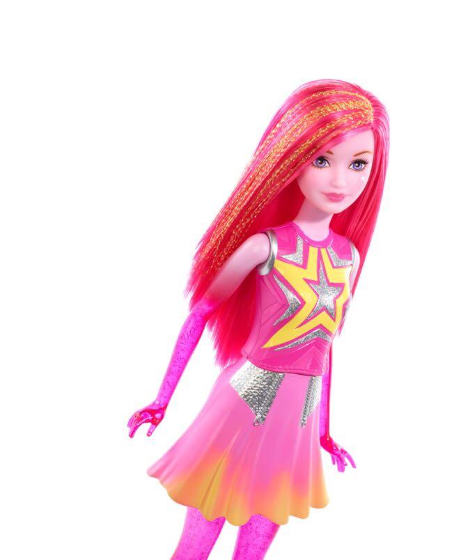 Barbie Star Light Adventure Co-Star Doll, Pink, Hobbies & Toys