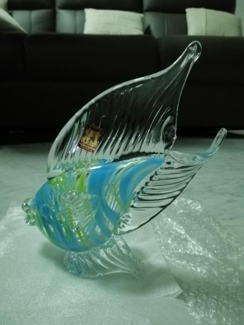 Bohemia 24 Lead Crystal Fish, Everything Else on Carousell