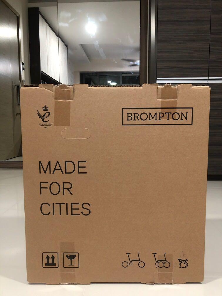 Brompton cardboard box top