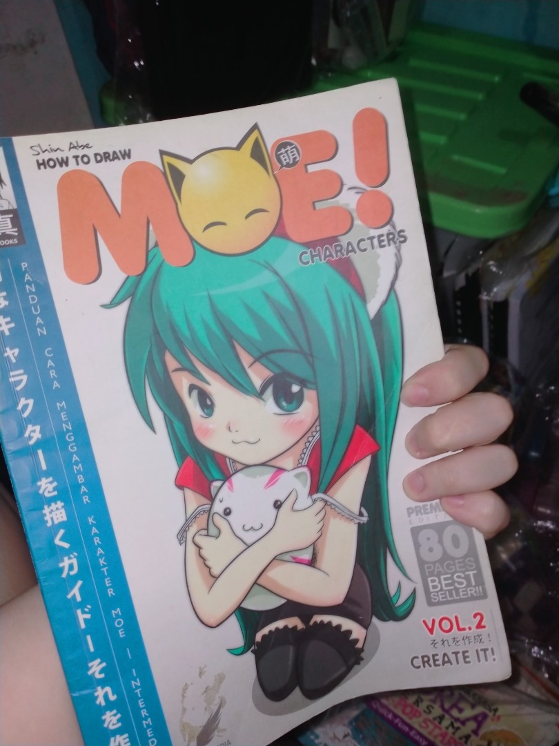 Buku cara menggambar anime #awalbulan, Buku & Alat Tulis, Buku di Carousell