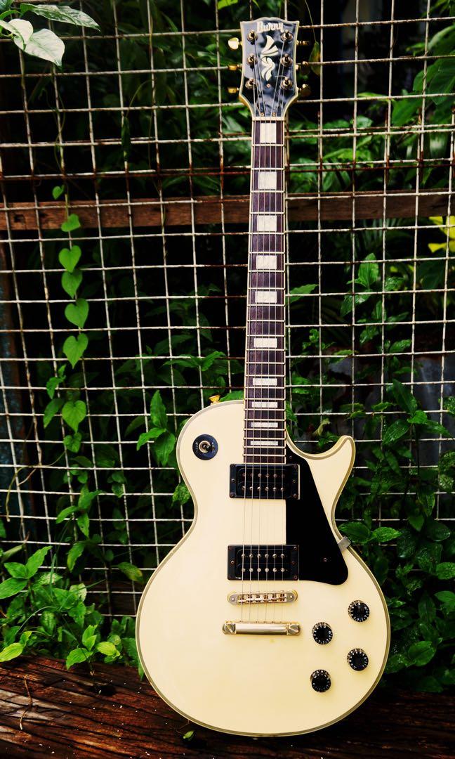 Burny Les Paul Custom White