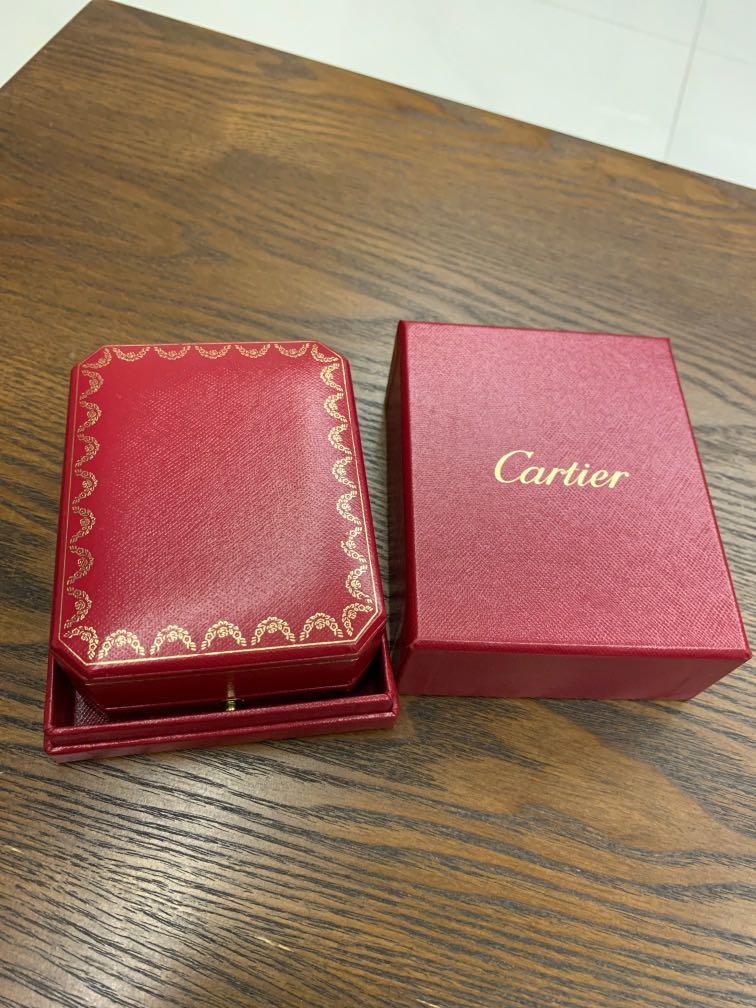 cartier engagement ring box