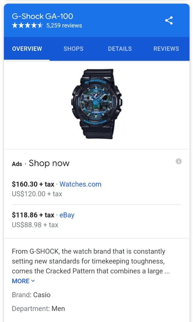 G shock online ga 100cb price