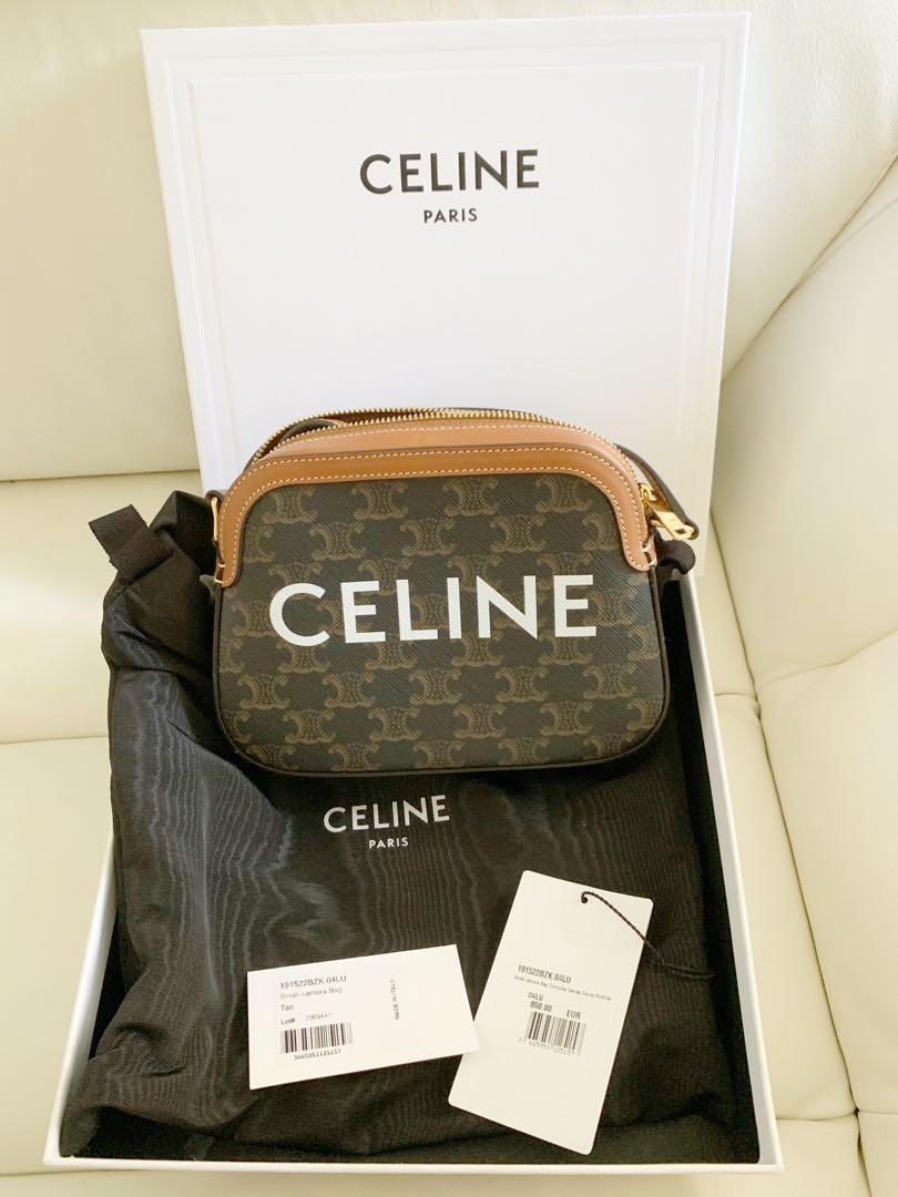 Celine Camera Bag in Triomphe Canvas(Original 9900), 女裝, 手袋及銀包, 多用途袋