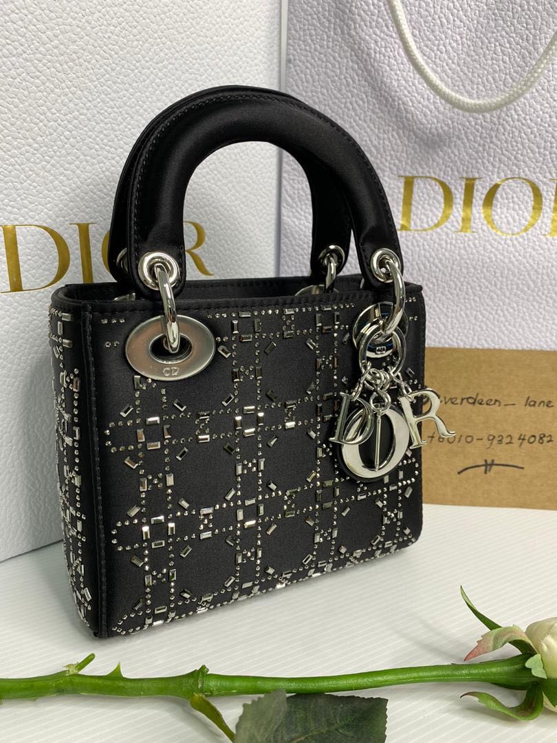 Mini lady online dior satin