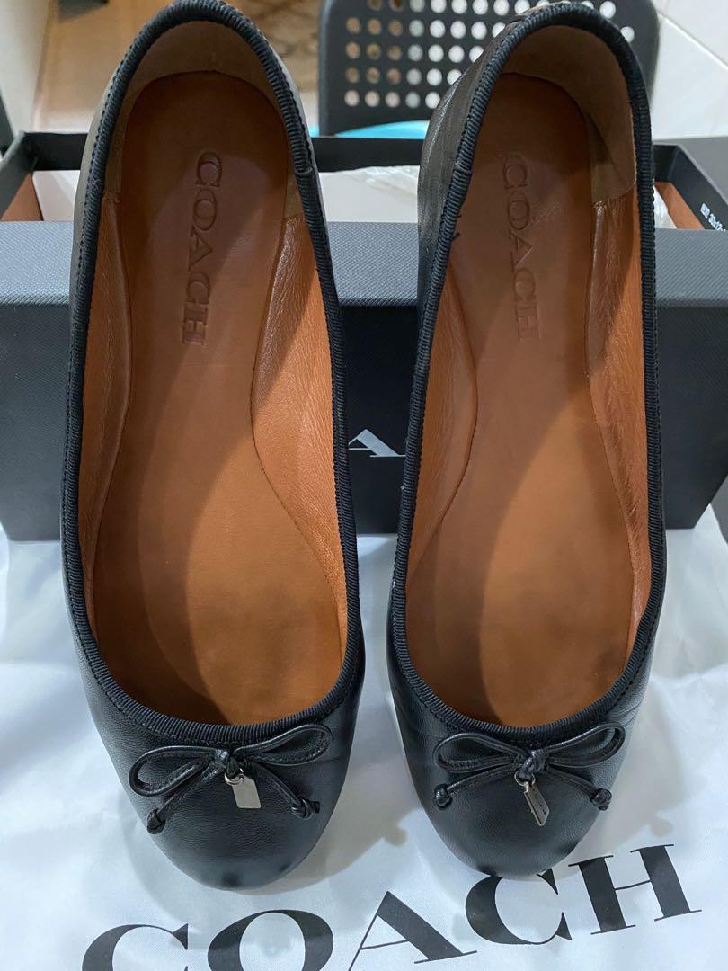 Coach Lola Ballet leather shoes size 7C