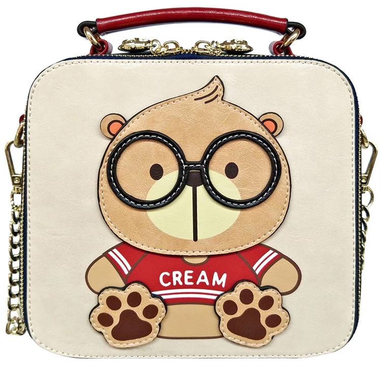 Cream Bear Bag Luxury Bags Wallets on Carousell