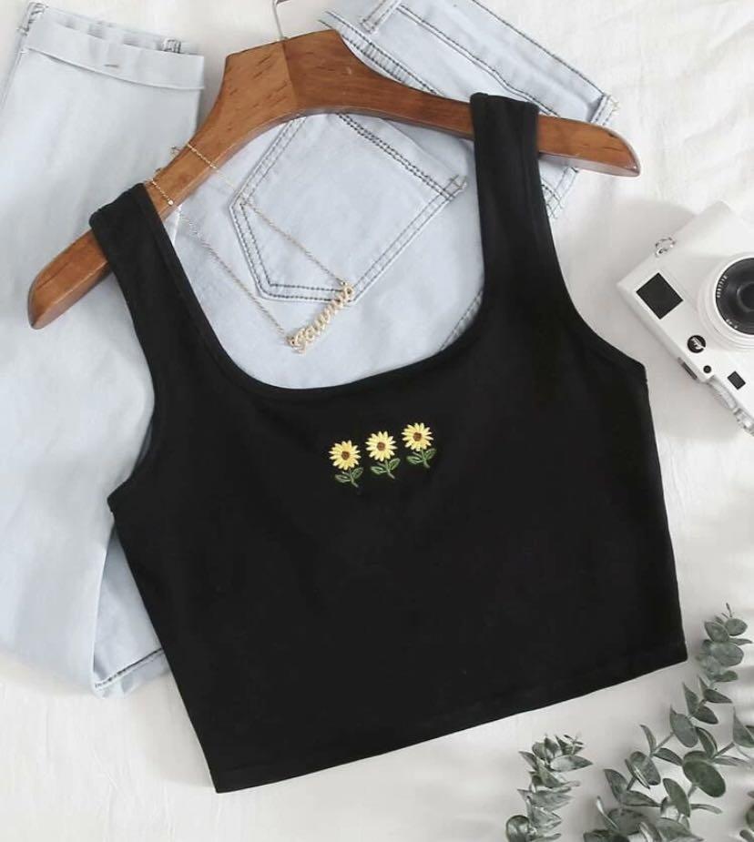 cute black tops