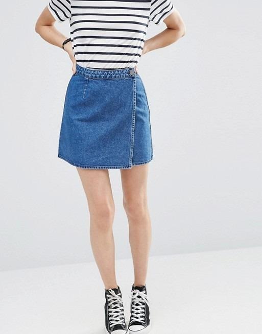 Jean wrap skirt Clearance