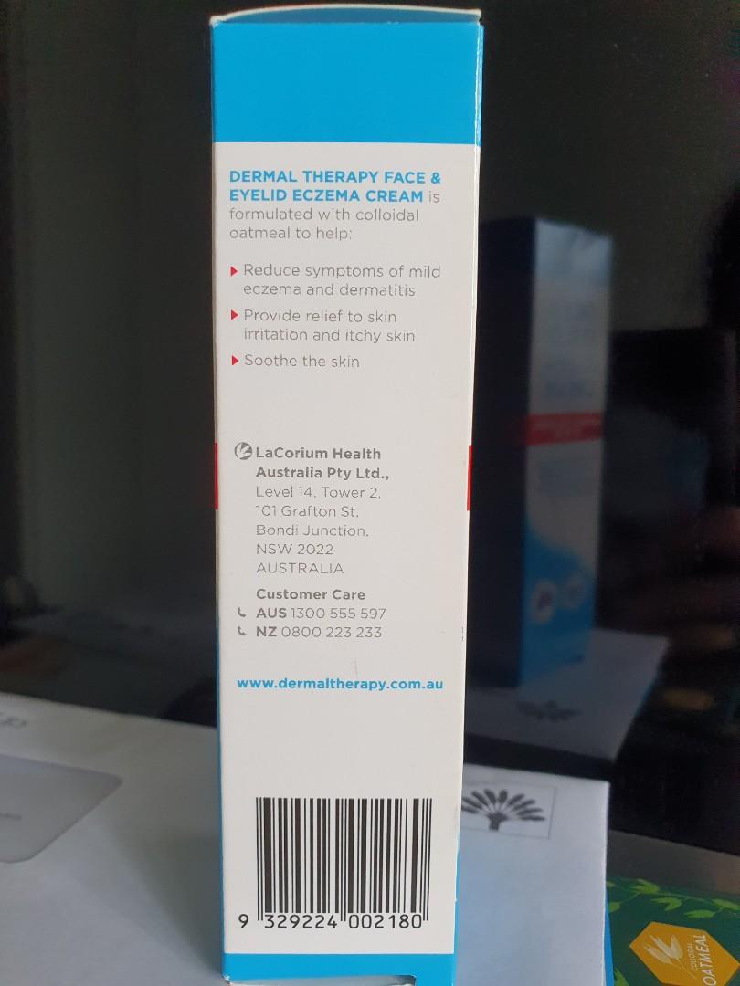 dermal therapy face and eyelid eczema cream
