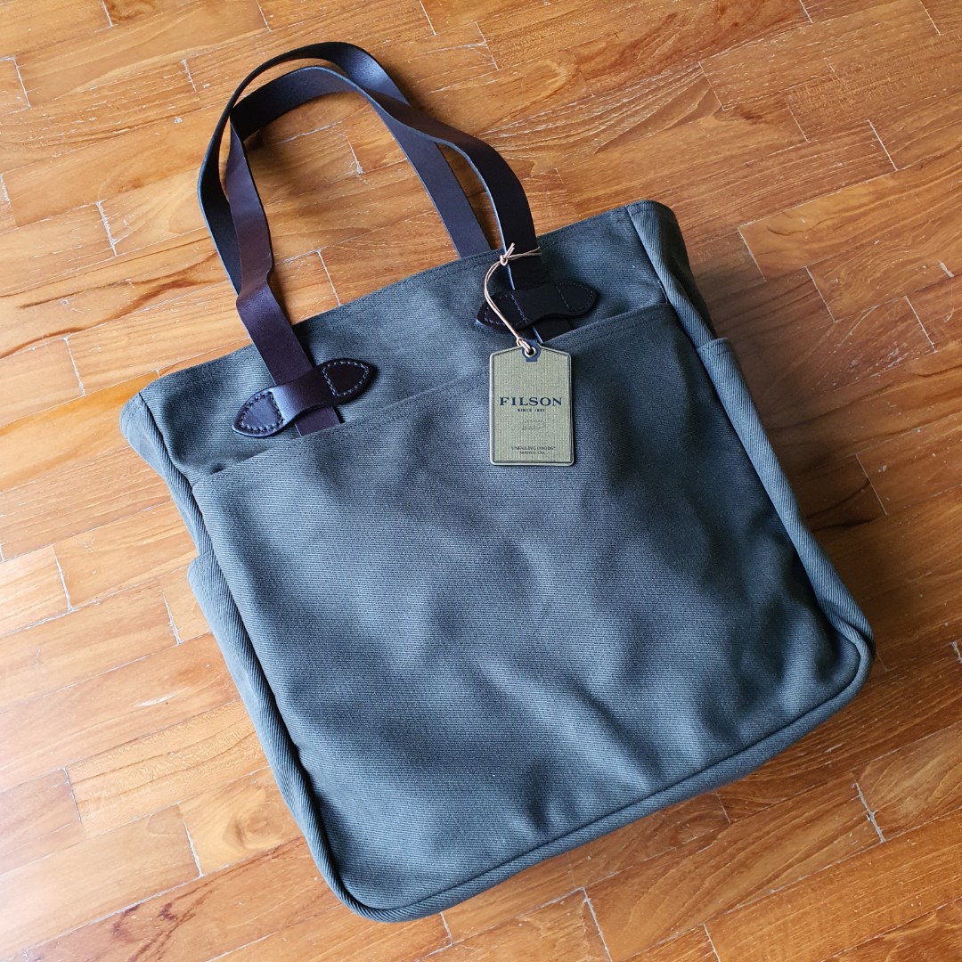 filson twill tote