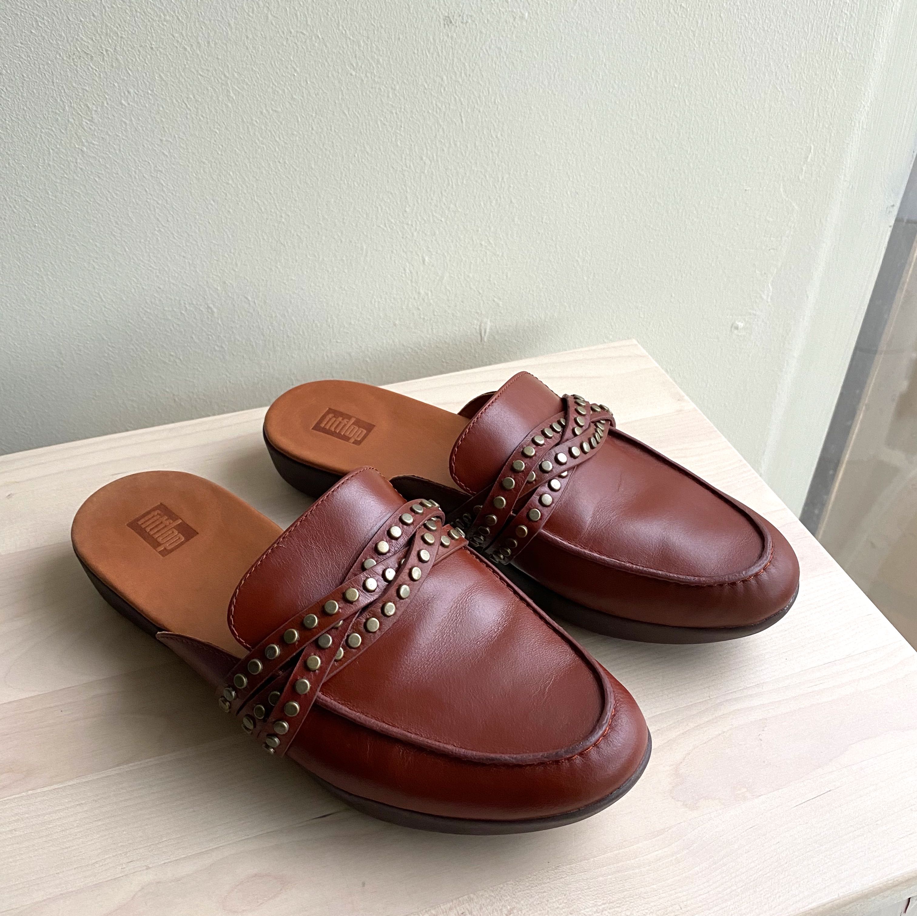 Fitflop serene leather mules best sale