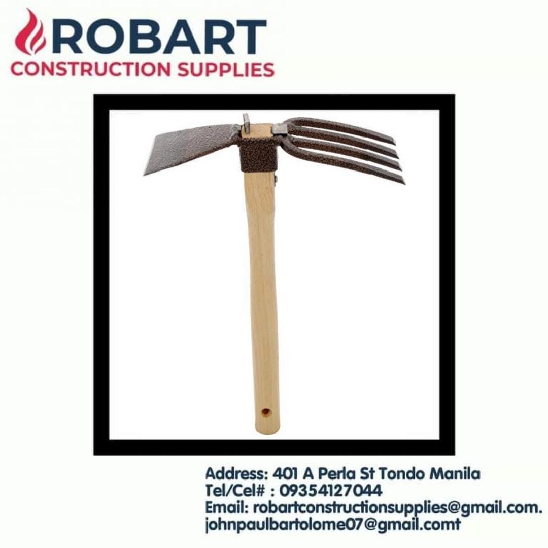Garden Hoe With Fork Construction Industrial Industrial Equipment On Carousell