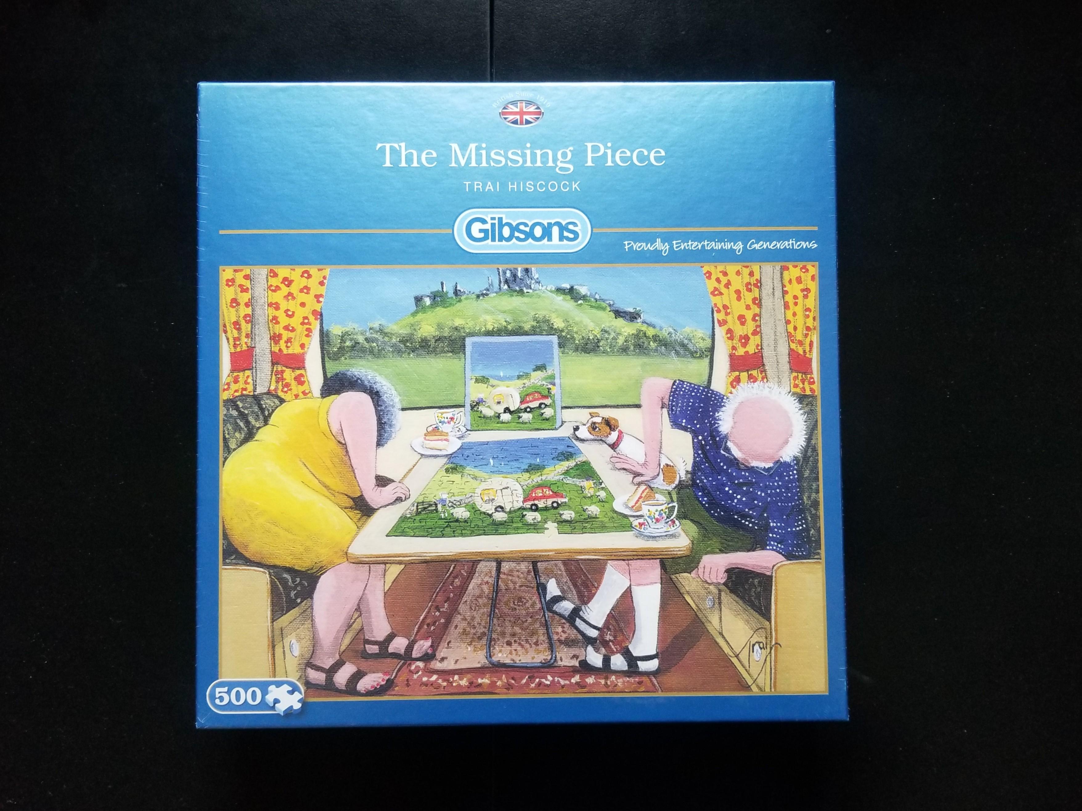 Gibsons jigsaw puzzle, The Missing Piece, COMPLETE, 500 pcs (500片 拼图