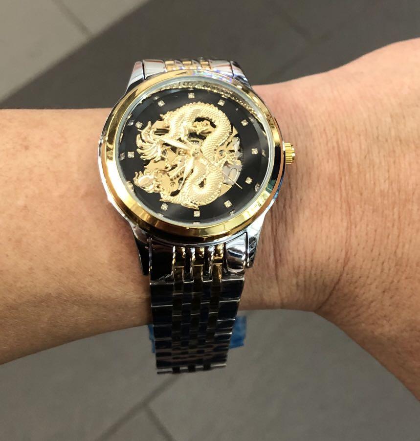 Golden dragon outlet mechanical watch