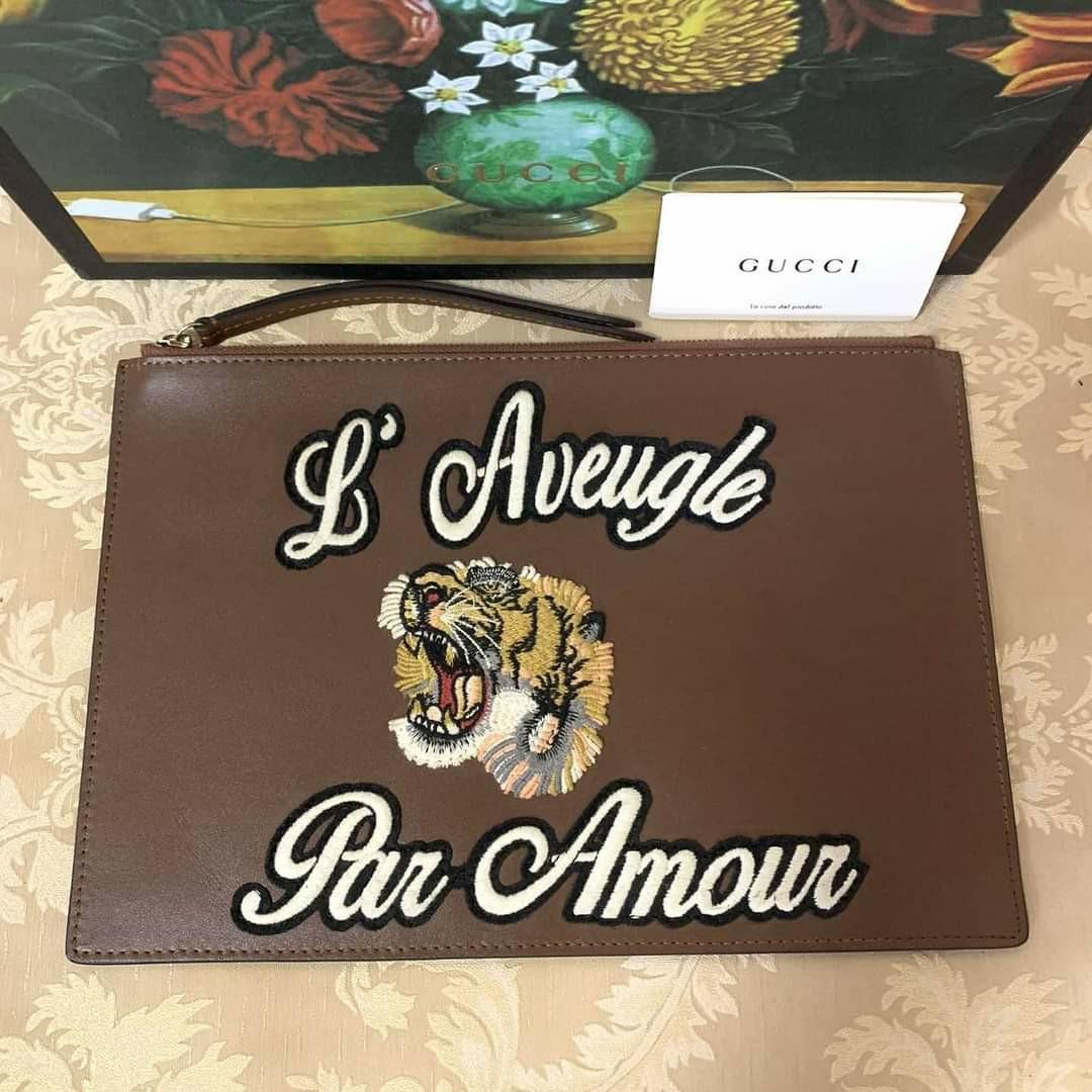 gucci zip clutch