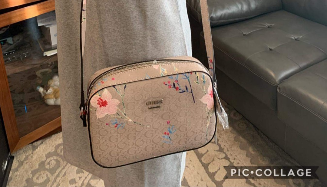 Guess floral sling bag Women s Fashion Bags Wallets Cross