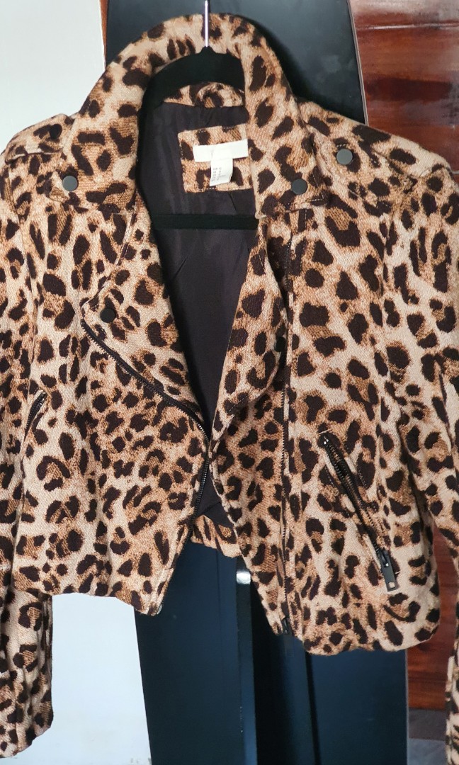 Mauritius Leather Jacket Vicki RF (Leopard)
