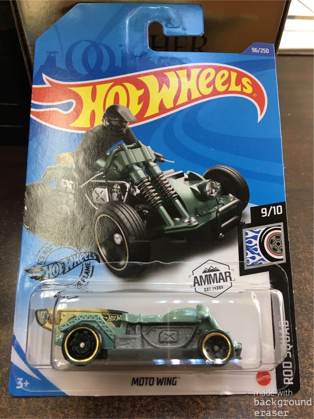 Hotwheels Moto Wing Rod Squad 96 250 Toys Games Diecast Toy Vehicles On Carousell