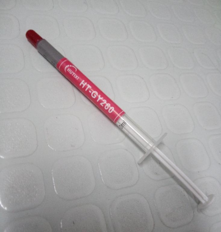 HT260 Thermal Paste Compoud (small) (Category: Computer Parts) located in Cainta. Submitted by whiteelephantph (Listing ID 1054200282, Image 1). Description: brand new. limited stocks. best budget thermal paste na mid quality 5x better than HY510 thermals small size. good for 3-4 usage meet-up or lalamove pm is the key!.