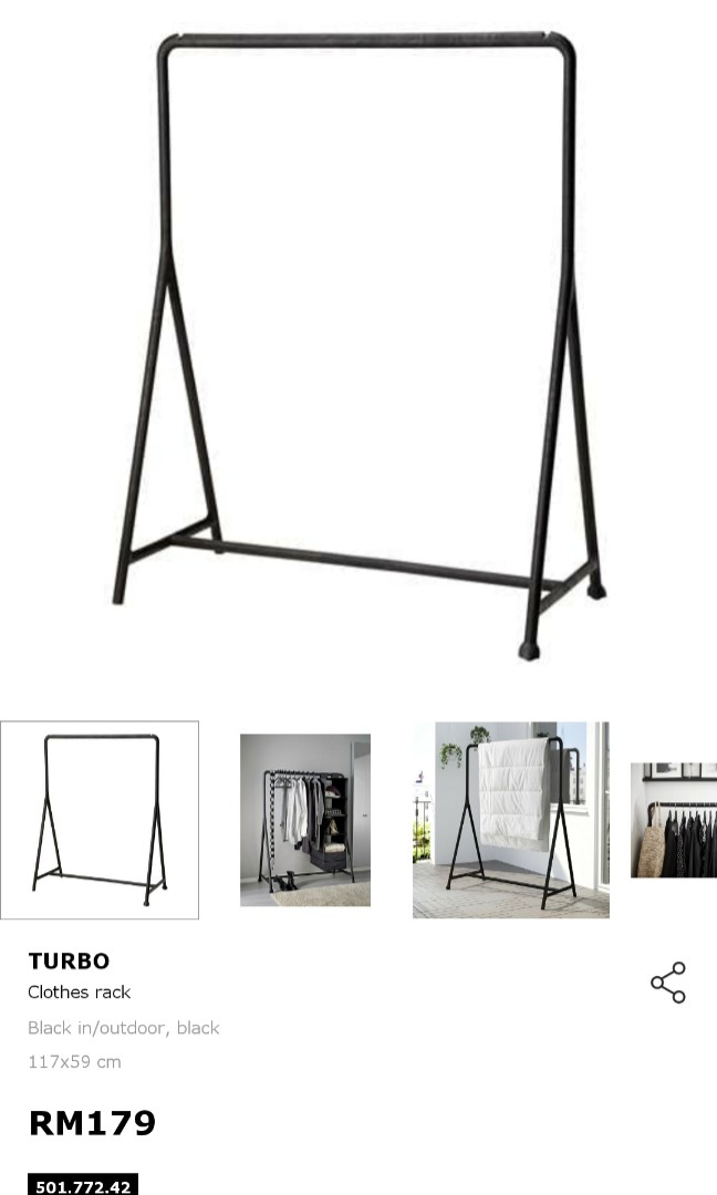 IKEA Clothes Rack, Furniture & Home Living, Furniture, Shelves
