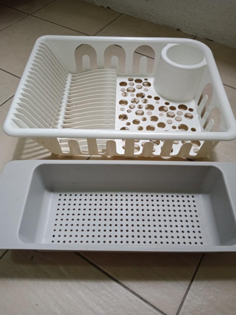 ikea dish drainer and ikea grunvatt colander kitchen appliances on carousell