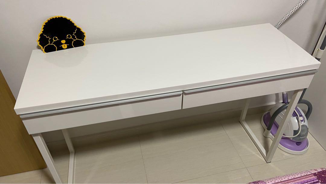 IKEA Study table besta burs desk, Furniture & Home Living, Furniture
