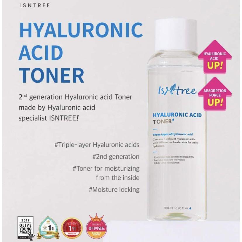 toner and hyaluronic acid