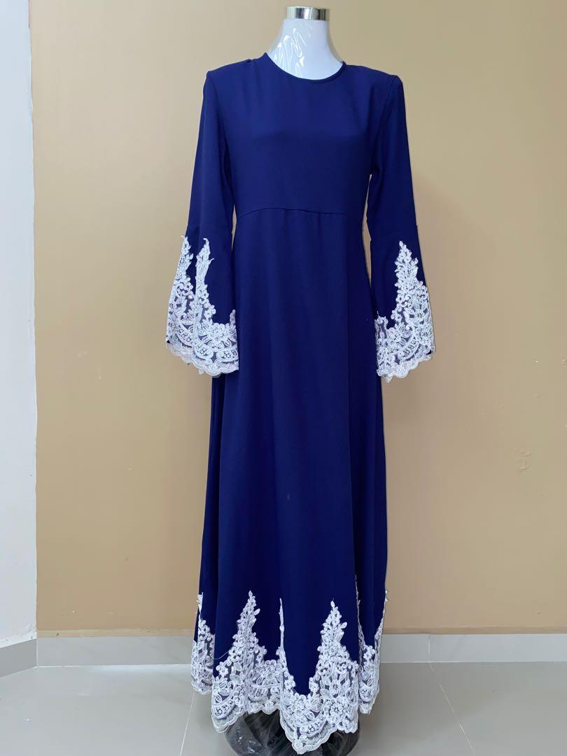 Jubah Lace, Women's Fashion, Dresses & Sets, Traditional & Ethnic wear on  Carousell