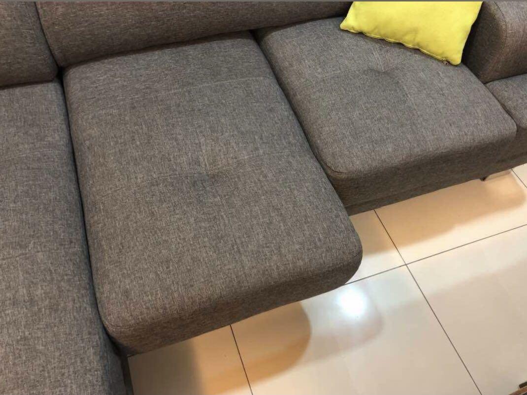 L Shape Sofa with Free Delivery, Furniture & Home Living, Furniture