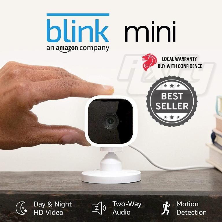 Latest Blink Mini Smart Security Camera Cctv 1080 Hd Video Motion Detection Night Vision Works With Alexa Baby Monitor Cam Furniture Home Living Security Locks Security Systems Cctv