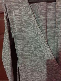 Long cardigan grey