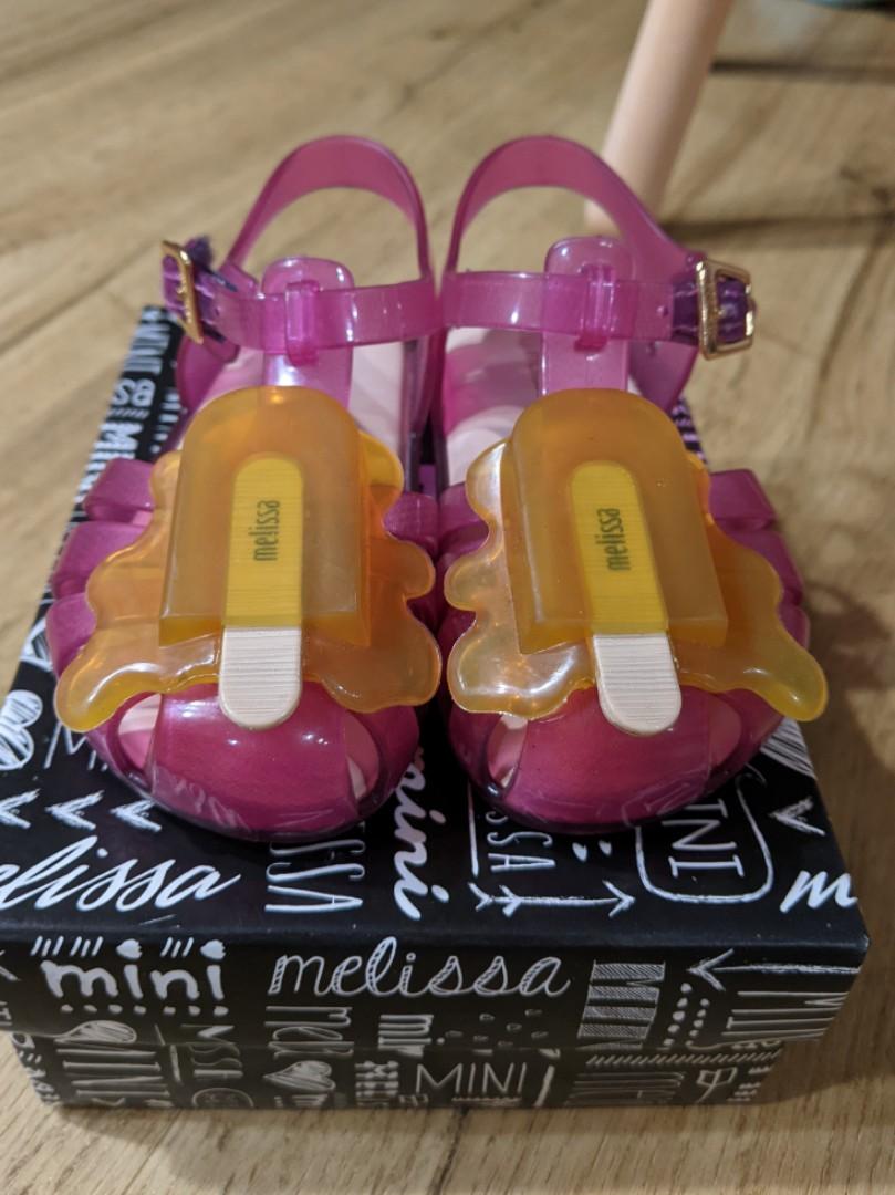 Mini Melissa Popsicle Sandals US8
