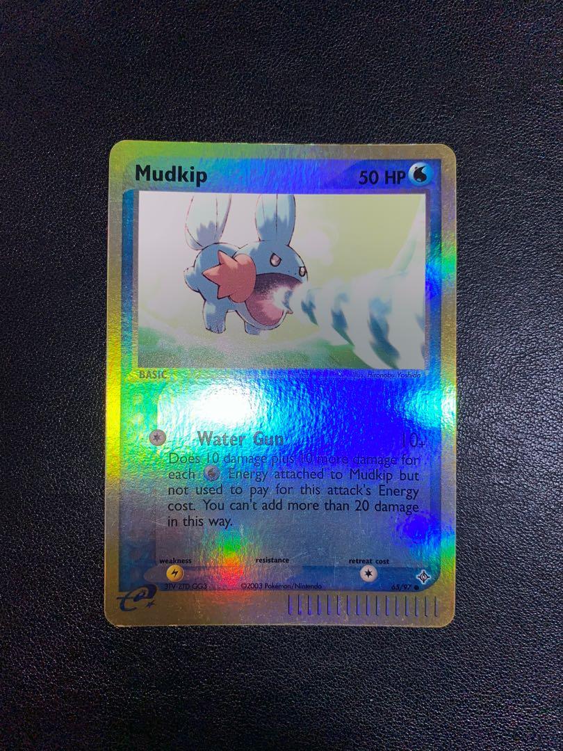 Mudkip 65/97 Ex Dragon Reverse Holo Pokemon Card TCG, Hobbies & Toys, Toys  & Games on Carousell