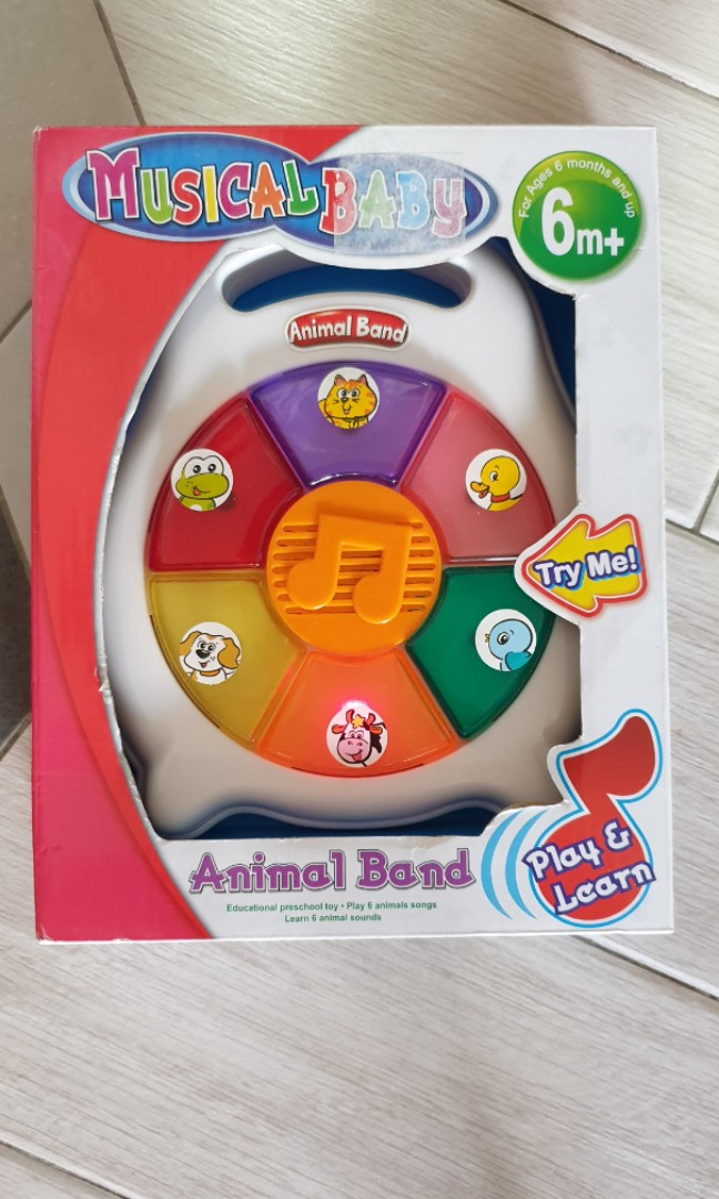 Musical Baby Animal Band Babies Kids Infant Playtime on Carousell