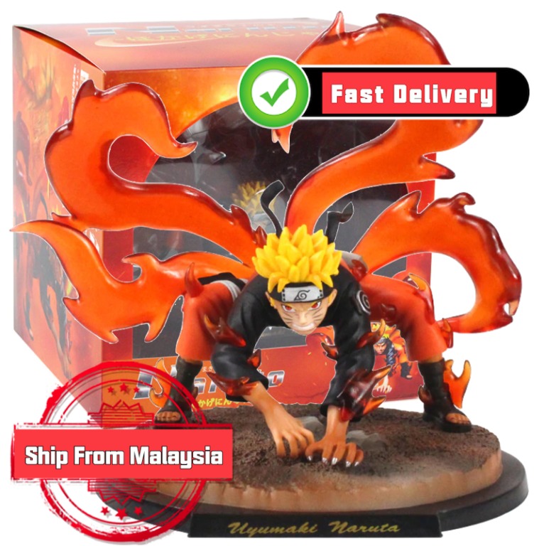 Naruto Shippuden Figures Uzumaki Naruto Change to Tailed Beast Kurama