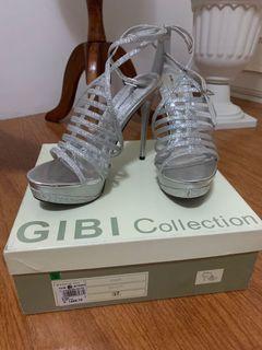NEVER USED Gibi Collection Silver Heels